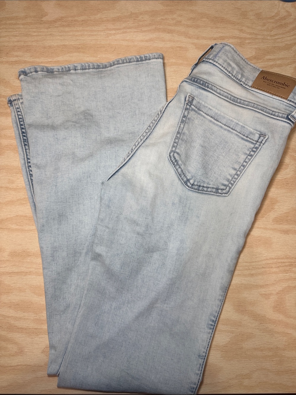 Abercrombie & Fitch Light Blue Flare Jeans